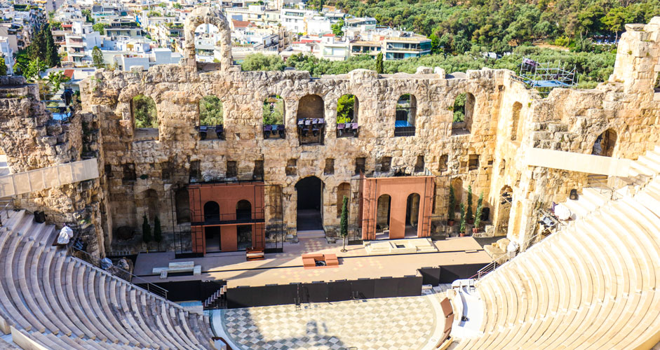 Akropolis-Amphitheater - Odeon des Herodes Atticus